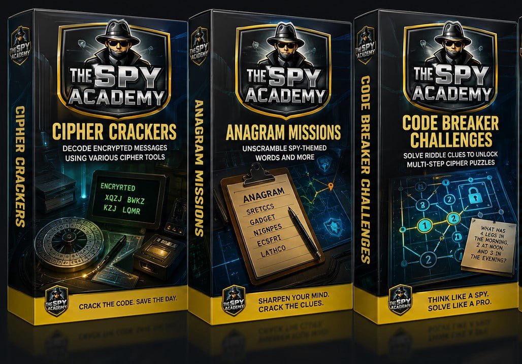 Spy Academy Powered by Activity Book Generator